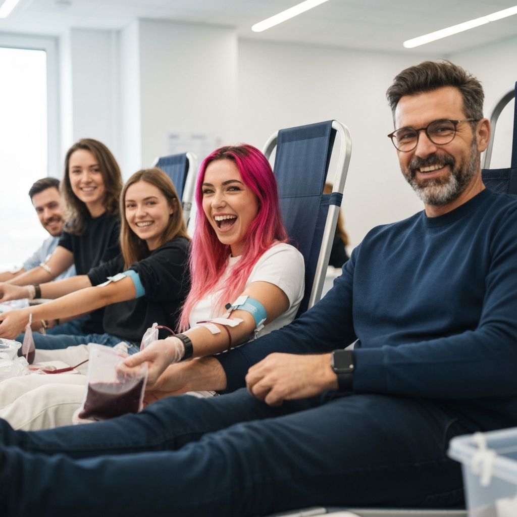 Fans making donations